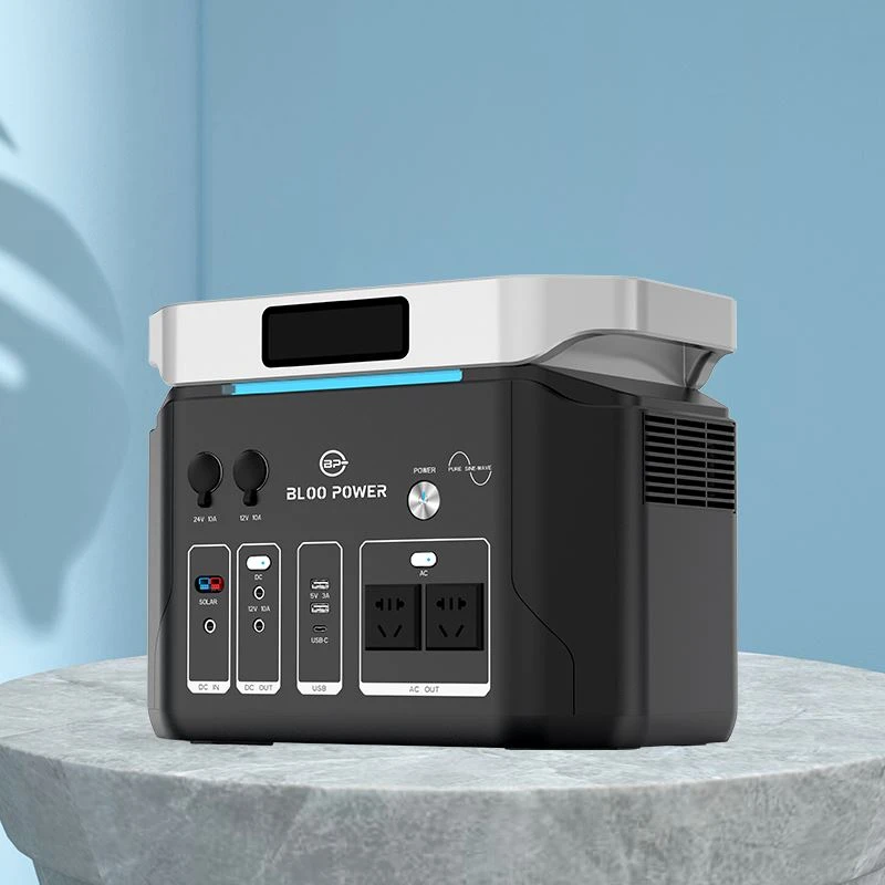 Pure Sine Wave Inverter 2000w Power Station For Home With 2000Wh Energy